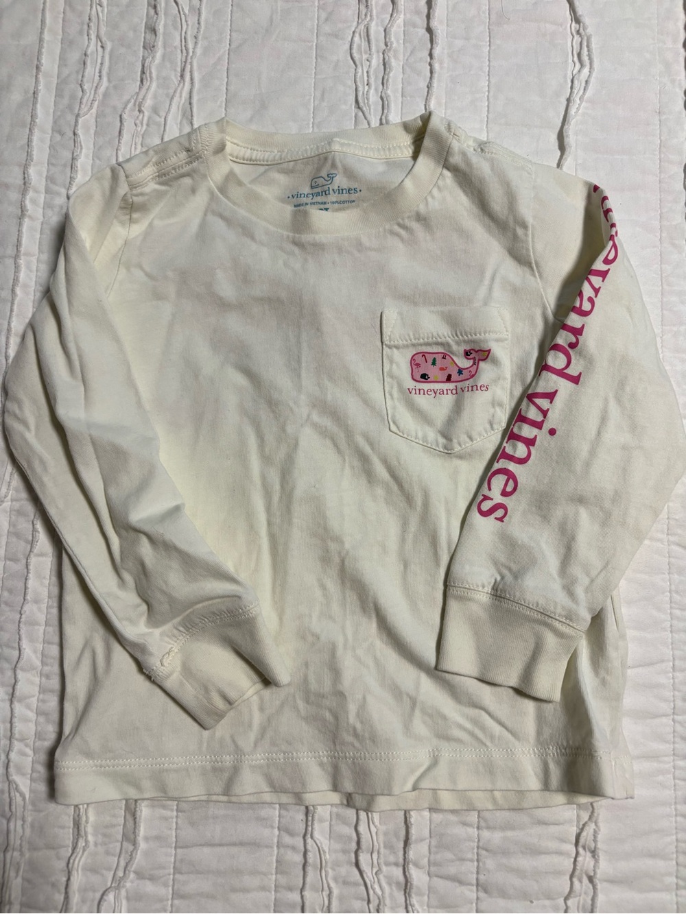 Vineyard Vines Kids' Winter Theme Long-Sleeve Pocket shirt